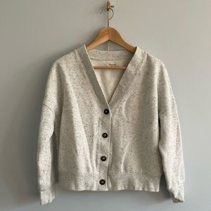 Madewell Cardigan Sweatshirt in Donegal